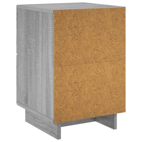 Noćni ormar Siva Sonoma 33,5 x 34,5 x 50 cm Konstruirano drvo - Siva Sonoma 1 Cijena