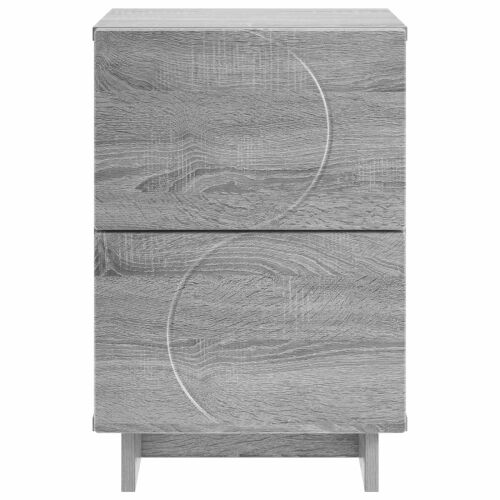 Noćni ormar 2 kom. Siva Sonoma 33,5 x 34,5 x 50 cm - Siva Sonoma 2 Cijena