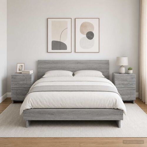 Noćni ormar 2 kom. Siva Sonoma 33,5 x 34,5 x 50 cm - Siva Sonoma 2 Cijena