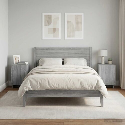 Noćni ormar 2 kom. Siva Sonoma 33,5 x 34,5 x 50 cm - Siva Sonoma 2 Cijena