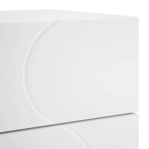 Noćni ormar Bijela 33,5 x 34,5 x 60 cm Konstruirano drvo - Bijela 1 Cijena