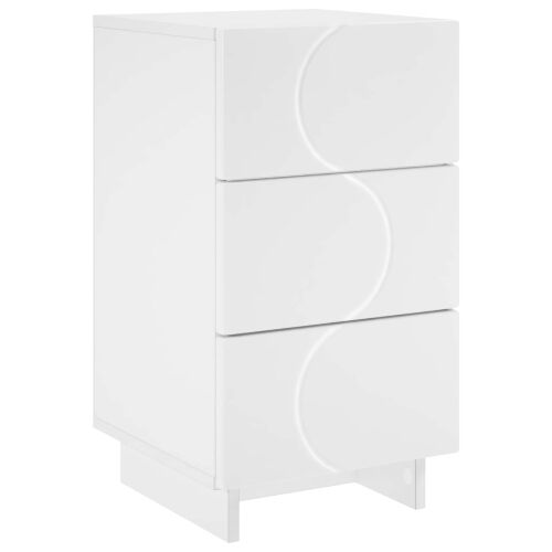 Noćni ormar Bijela 33,5 x 34,5 x 60 cm Konstruirano drvo - Bijela 1 Cijena