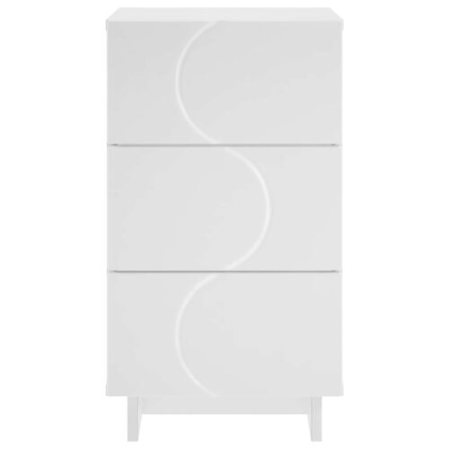 Noćni ormar 2 kom. Bijela 33,5 x 34,5 x 60 cm Konstruirano drvo - Bijela 2 Cijena