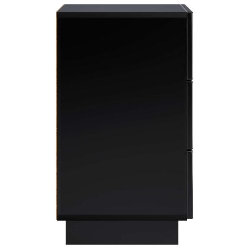 Noćni ormar 2 kom. Crna 33,5 x 34,5 x 60 cm Konstruirano drvo - Crna 2 Cijena