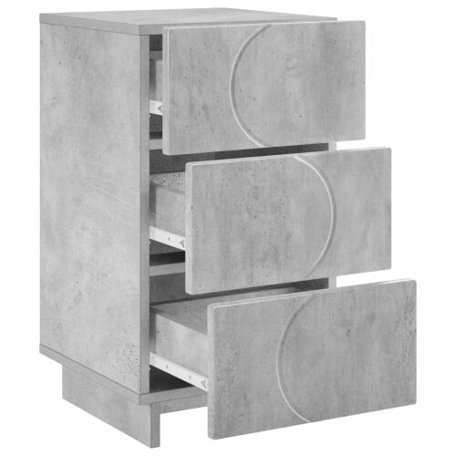 Noćni ormar 2 kom. Betonska siva 33,5 x 34,5 x 60 cm - Betonska siva 2 Cijena