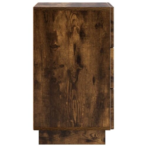 Noćni ormar 2 kom. Dimljeni hrast 33,5 x 34,5 x 60 cm - Dimljeni hrast 2 Cijena