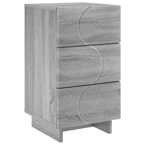 Noćni ormar Siva Sonoma 33,5 x 34,5 x 60 cm Konstruirano drvo - Siva Sonoma 1 Cijena