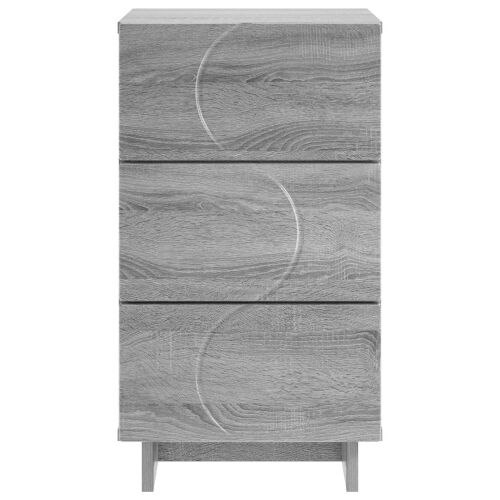 Noćni ormar 2 kom. Siva Sonoma 33,5 x 34,5 x 60 cm - Siva Sonoma 2 Cijena