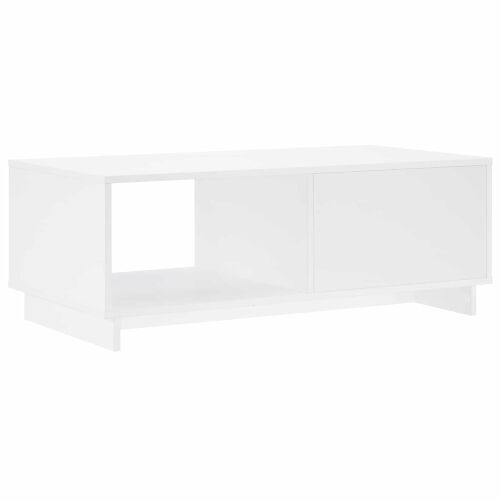 Stolić za kavu Bijela 95 x 50,5 x 35 cm Konstruirano drvo - Bijela Cijena