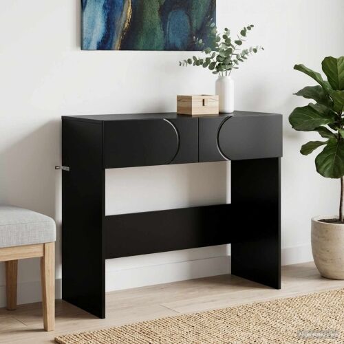 Konzolni stol Crna 96,5 x 38 x 75 cm Konstruirano drvo - Crna Cijena