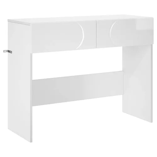 Konzolni stol Bijela visokog sjaja 96,5 x 38 x 75 cm - Bijela visokog sjaja Cijena
