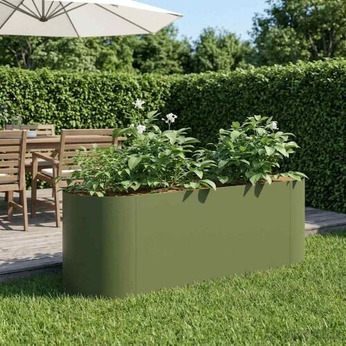 Povišeni vrtni krevet Maslinastozelena 120 x 40 x 40 cm - Maslinastozelena 120 cm Cijena