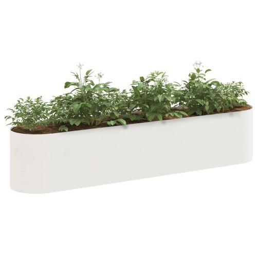 Povišeni vrtni krevet Bijela 200 x 40 x 40 cm - Bijela 200 cm Cijena
