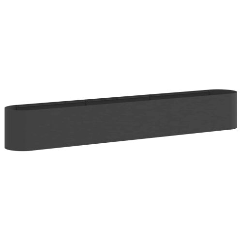 Povišeni vrtni krevet Crna 280 x 40 x 40 cm - Crna 280 cm Cijena