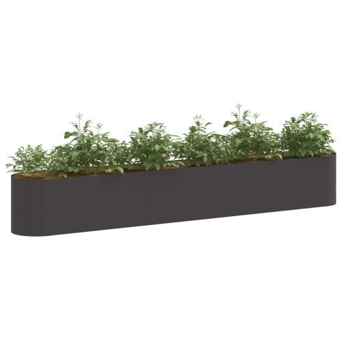 Povišeni vrtni krevet Crna 280 x 40 x 40 cm - Crna 280 cm Cijena