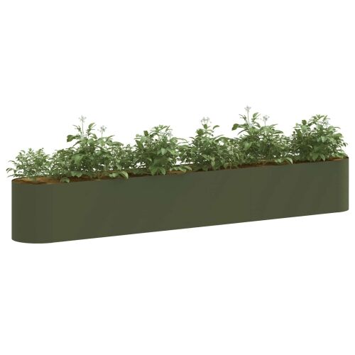 Povišeni vrtni krevet Maslinastozelena 280 x 40 x 40 cm - Maslinastozelena 280 cm Cijena