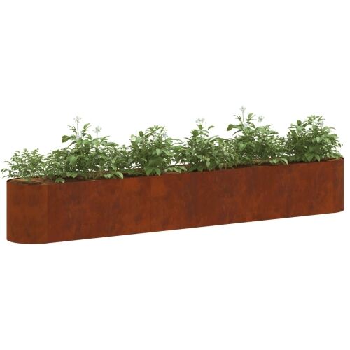 Povišeni vrtni krevet Otporni čelik 280 x 40 x 40 cm - Otporni čelik 280 cm Cijena