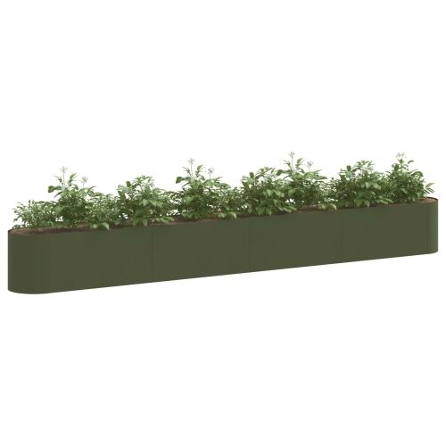 Povišeni vrtni krevet Maslinastozelena 360 x 40 x 40 cm - Maslinastozelena 360 cm Cijena