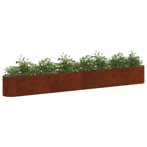 Povišeni vrtni krevet Otporni čelik 360 x 40 x 40 cm - Otporni čelik 360 cm Cijena