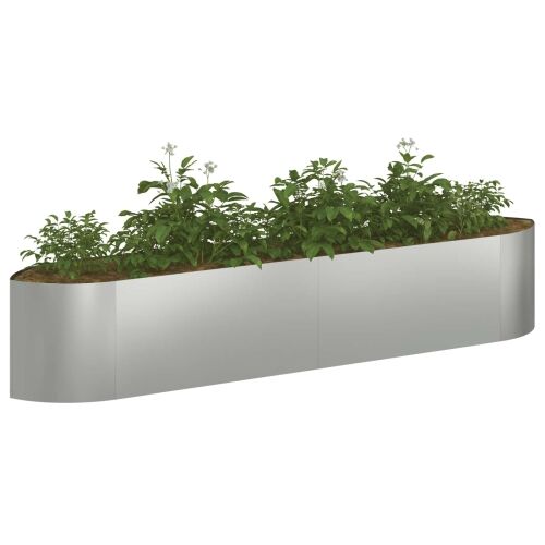 Povišeni vrtni krevet Pocinčani čelik 220 x 40 x 40 cm Čelik - Pocinčani čelik 220 cm Cijena