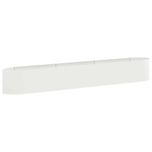 Povišeni vrtni krevet Bijela 300 x 40 x 40 cm Čelik - Bijela 300 cm Cijena