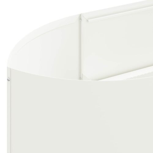 Povišeni vrtni krevet Bijela 300 x 40 x 40 cm Čelik - Bijela 300 cm Cijena