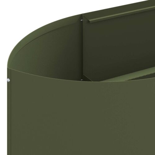 Povišeni vrtni krevet Maslinastozelena 380 x 40 x 40 cm Čelik - Maslinastozelena 380 cm Cijena