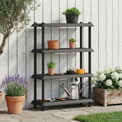 Jedinca za police 4 razina 100 x 40 x 136,5 cm PP Antracit - Antracit 4 razine Cijena