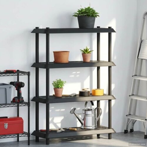Jedinca za police 4 razina 100 x 40 x 136,5 cm PP Antracit - Antracit 4 razine Cijena