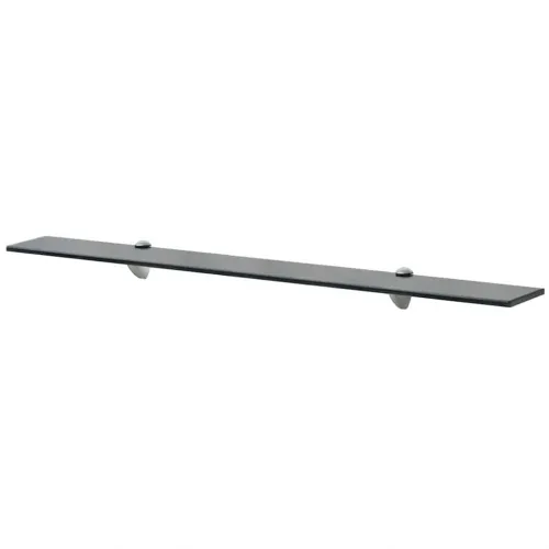 Zidne police 2 kom staklene 90 x 20 cm 8 mm - Crna 90 x 20 cm 2 1 Cijena