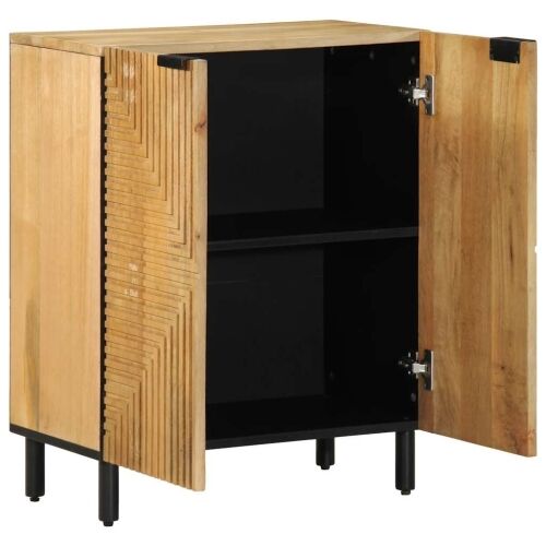 Komoda smeđa 60x33x75 cm Puno drvo Mango - Smeđa drvo manga Cijena
