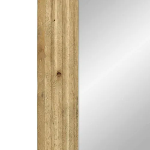 Kupaonsko ogledalo smeđe 50x70x3 cm Puno drvo Mango - Masivno drvo manga Cijena