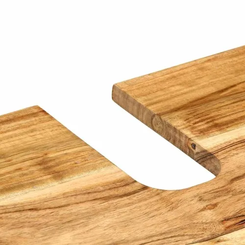 Kupaonski ormarić za sudoper Smeđa 62 x 33 x 58 cm - Masivno bagremovo drvo Cijena