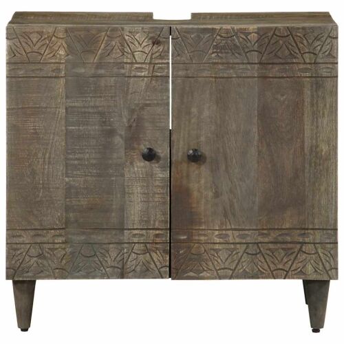 Kupaonski ormarić za Lavabo - Umivaonik 62x33x58 cm masivno drvo manga Cijena
