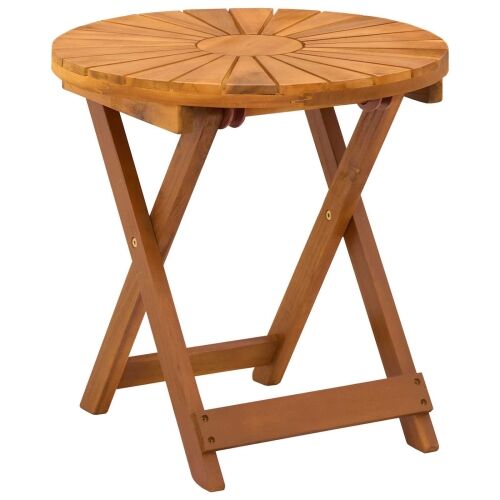 Bistro Stol Prirodna Ø45 x 45 cm Čvrsto drvo akacije Cijena