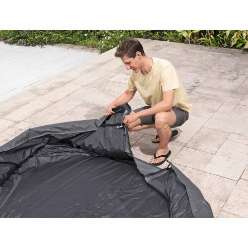 Bestway Pokrov PVC i POM Siva - Ø216 x 80 cm Cijena