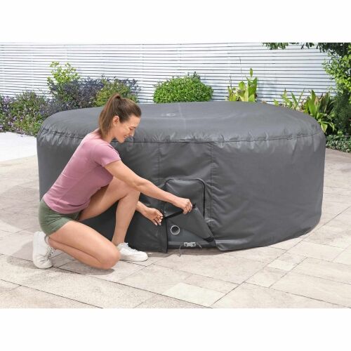 Bestway Pokrov PVC i POM Siva - Ø216 x 80 cm Cijena