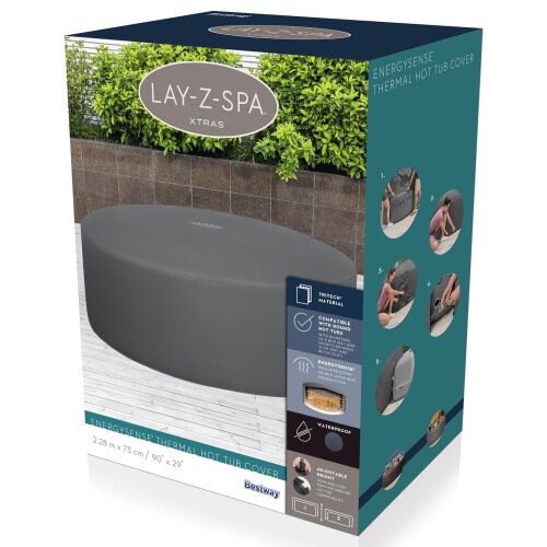 Bestway Pokrov PVC i POM Siva - Ø216 x 80 cm Cijena