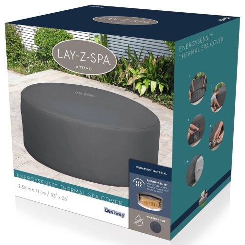 Bestway Pokrov PVC i POM Siva - Ø236 x 71 cm Cijena