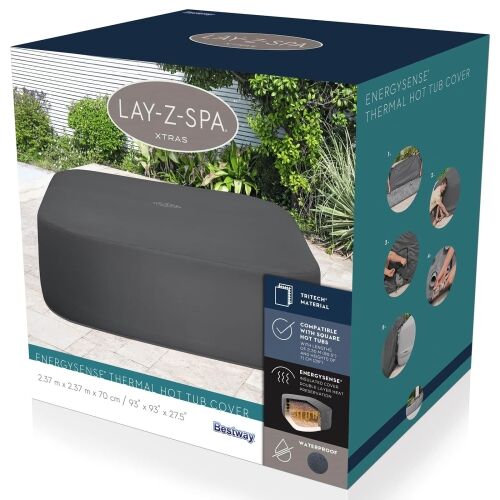Bestway Pokrov PVC i POM Siva - 230 x 230 x 71 cm Cijena