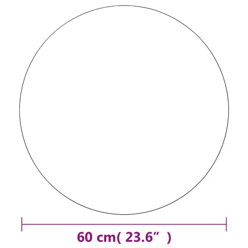 Zidna ogledala 2 kom 60 cm okrugla staklena - Φ 60 cm 2 Cijena