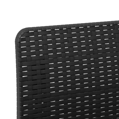 Sofa za vrt za 3 osobe sa izgledom rattan 3-sjedalo PP Antracit - Antracit 3 x sredina bez jastuka Cijena
