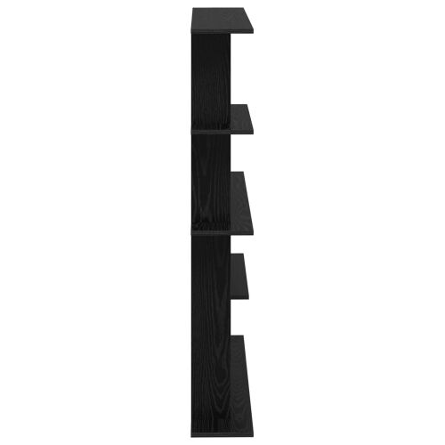 Zidna polica Crni hrast 102 x 20 x 130 cm Konstruirano drvo - Crni hrast 6 odjeljaka Cijena