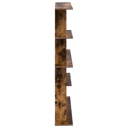 Zidna polica Dimljeni hrast 102 x 20 x 130 cm - Dimljeni hrast 6 odjeljaka Cijena