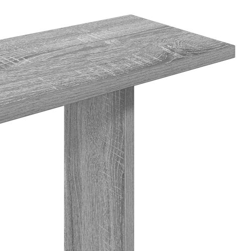 Zidna polica Siva Sonoma 102 x 20 x 130 cm Konstruirano drvo - Siva Sonoma 6 odjeljaka Cijena
