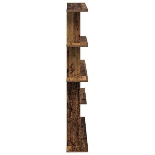 Zidna polica Staro drvo 102 x 20 x 130 cm Konstruirano drvo - Staro drvo 6 odjeljaka Cijena