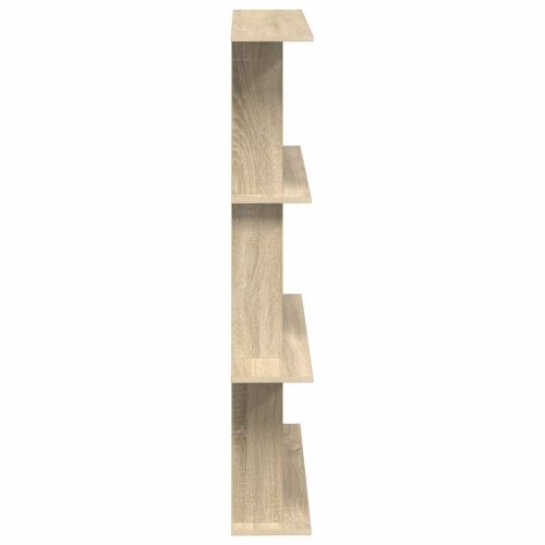 Zidna polica Hrast sonoma 100 x 20 x 126 cm Konstruirano drvo - Hrast sonoma 3 odjeljka Cijena