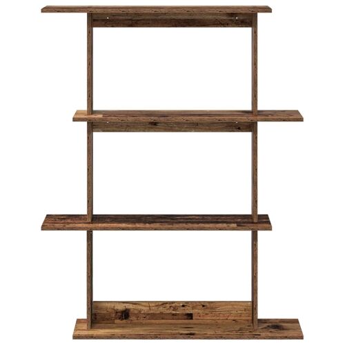 Zidna polica Staro drvo 100 x 20 x 126 cm Konstruirano drvo - Staro drvo 3 odjeljka Cijena
