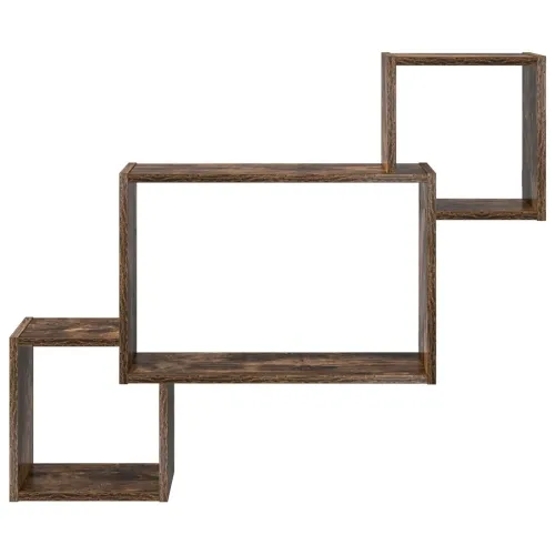 Zidna polica Zidna montaža Dimljeni hrast 91,5 x 15 x 76 cm - Dimljeni hrast Cijena