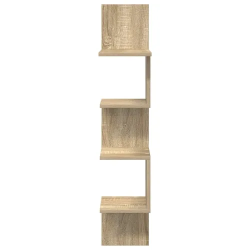 Zidna polica Zidna montaža Hrast sonoma 32 x 21 x 107 cm - Hrast sonoma Cijena